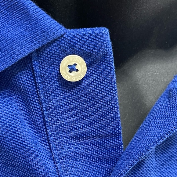 NWT Men’s Size XXL U.S. POLO AASN Short-sleeve Polo Shirt Logo Embroidered Blue - Picture 9 of 13
